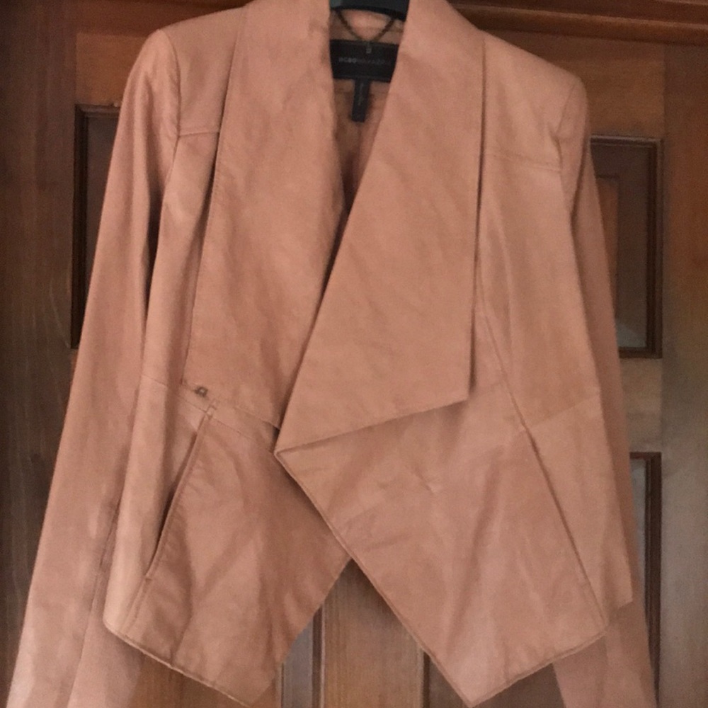 Bcbgmaxazria leather jacket